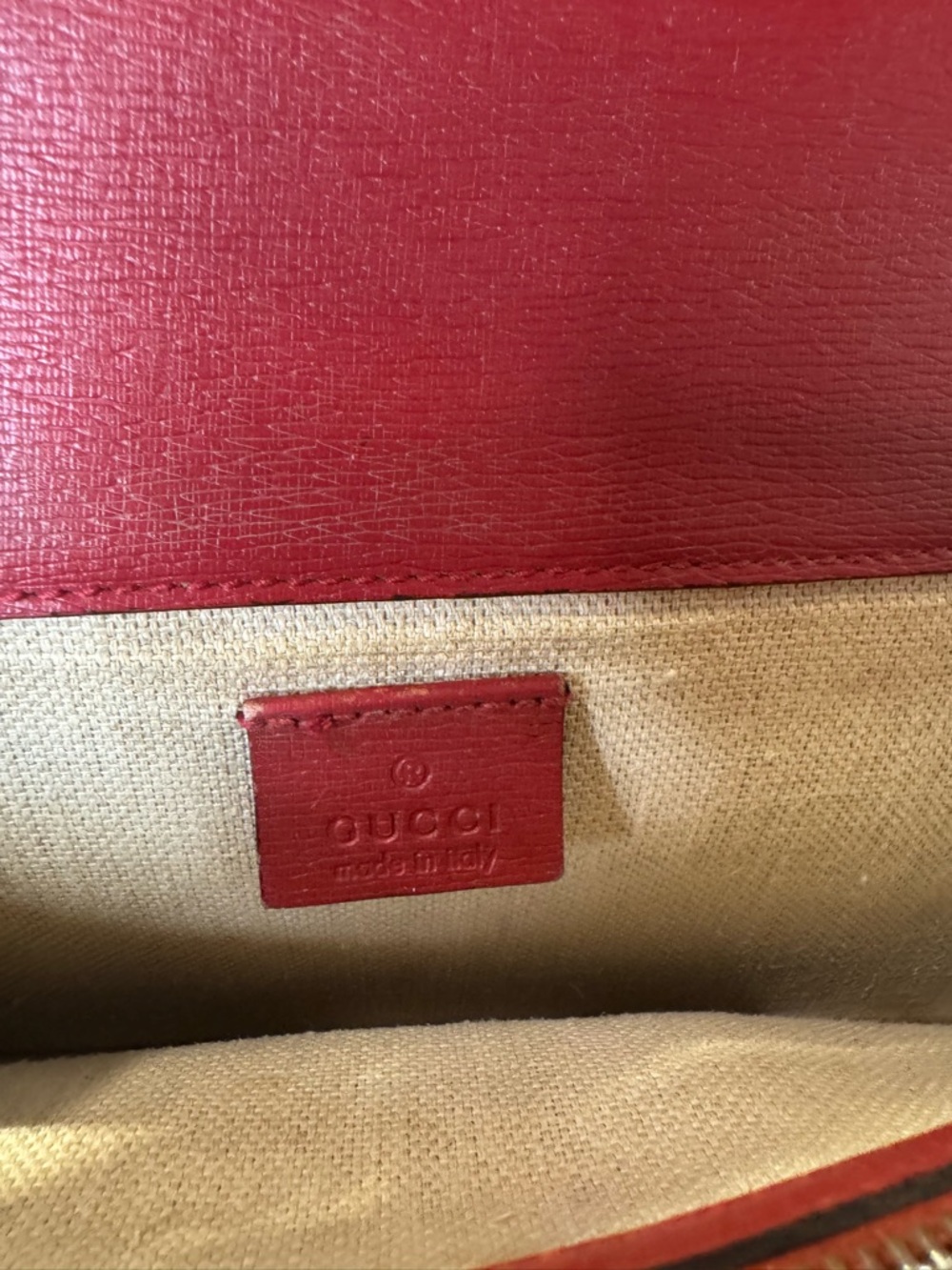 Gucci Dionysus Leather Medium Red Floral Shoulder Bag - Picture 16 of 17